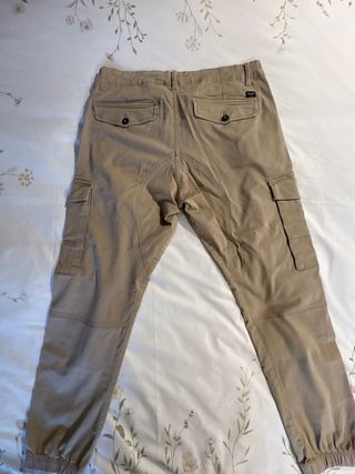 Pantalones Cargo JACK&JONES Hombre Beige/Verde
