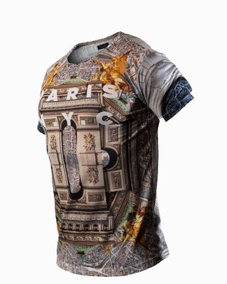 Camiseta Zara Estampada PARIS NYC Talla M