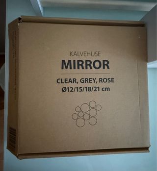 Lote 10 Espejos Redondos Rosa, Gris y Normal