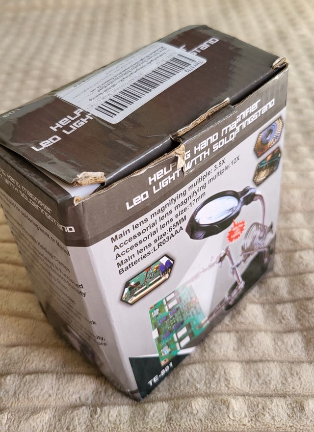 Lupa de mesa para soldar, reparar