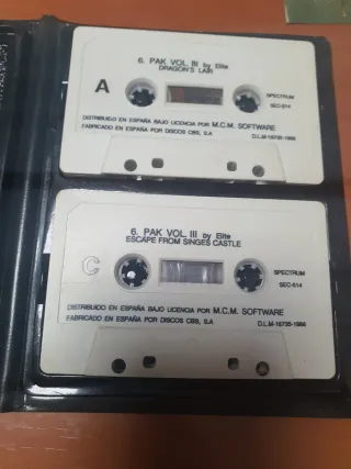 Pack 6 Juegos Spectrum Elite