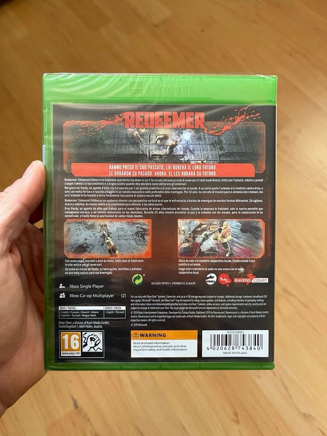 Redeemer Enhanced Edition Xbox One - Precintado