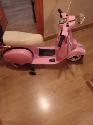 Moto eléctrica infantil rosa