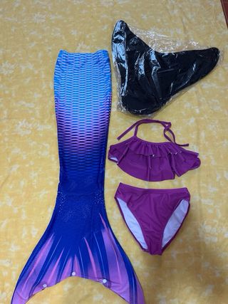 Bañador cola sirena 7/8 años