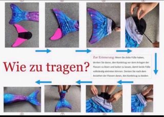 Bañador cola sirena 7/8 años