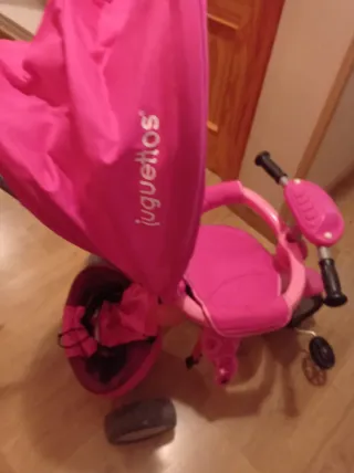 Triciclo rosa para niña
