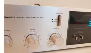 Amplificador y Sintonizador Pioneer Plata