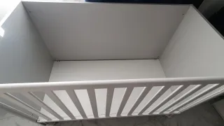 Cuna convertible bebé a escritorio