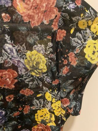 Camisa transparente floral