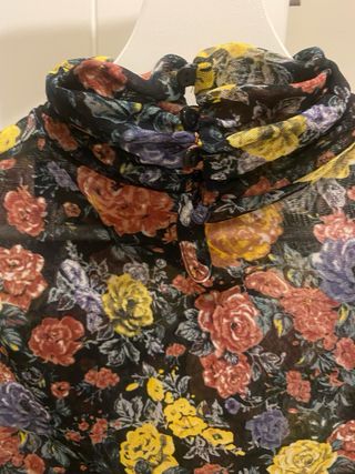 Camisa transparente floral