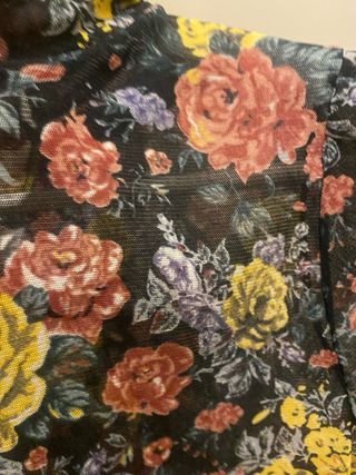Camisa transparente floral