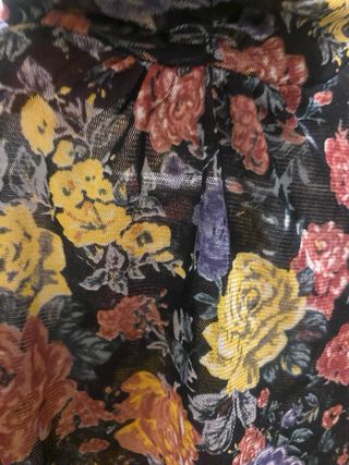 Camisa transparente floral