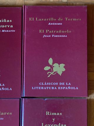 Clásicos de la literatura española (5 tomos)