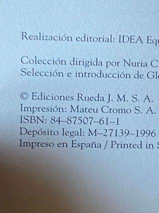 Clásicos de la literatura española (5 tomos)