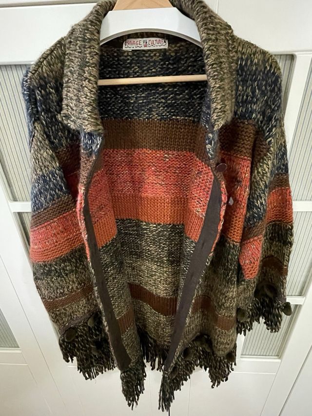 Abrigo SAVAGE CULTURE punto multicolor 