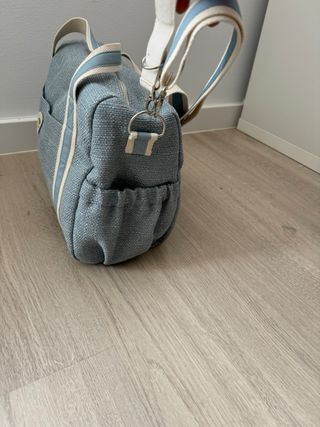 Bolsa bebé carrito azul nueva con etiqueta
