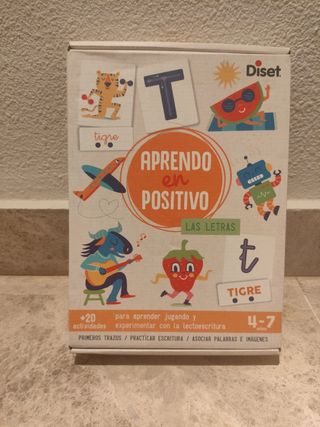 Juego Aprendo en Positivo - Letras