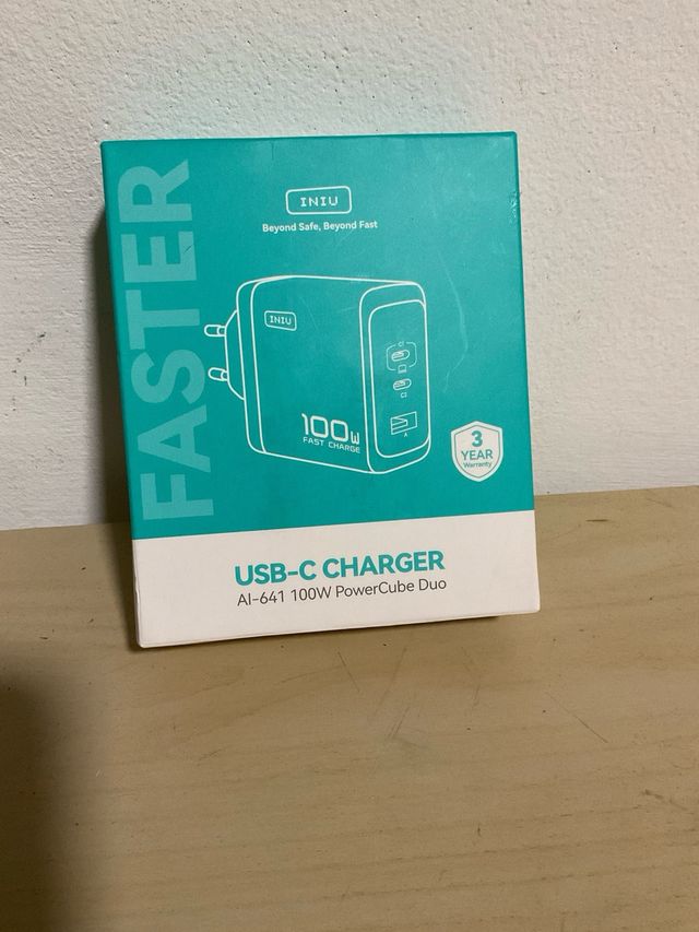 Caricatore 100W 3 Porte USB-C + Cavo