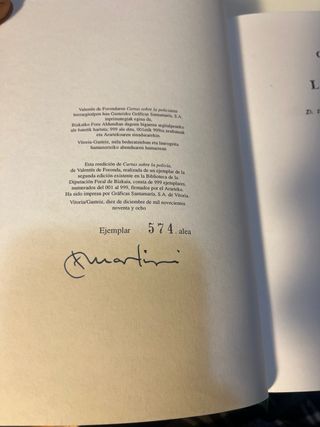 Cartas sobre la policía - V. de Foronda (Ed. Numer