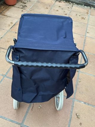 Carrito Muñecas Bebelux Azul Marino