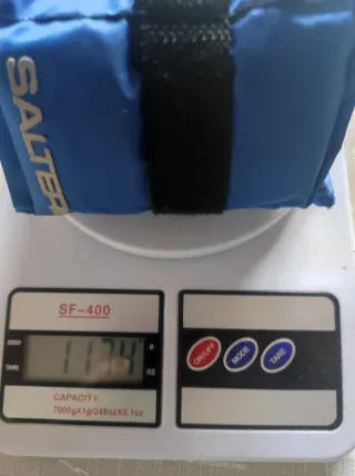 Tobilleras lastradas Salter 1kg 174gr