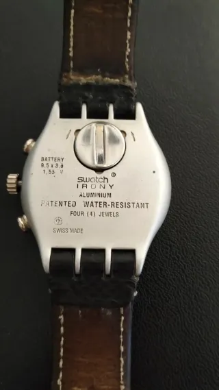 Cronometro Swatch Irony in alluminio.