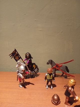 Lote Playmobil Colección Caballeros