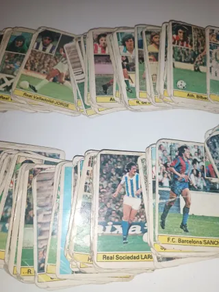 Lote 191 cromos liga 81-82 ediciones este