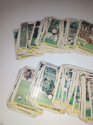 Lote 191 cromos liga 81-82 ediciones este