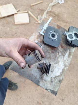 Cilindro 49cc 50cc Vespino 3 Entradas