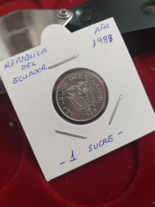 Moneda Ecuador 1 Sucre 1988