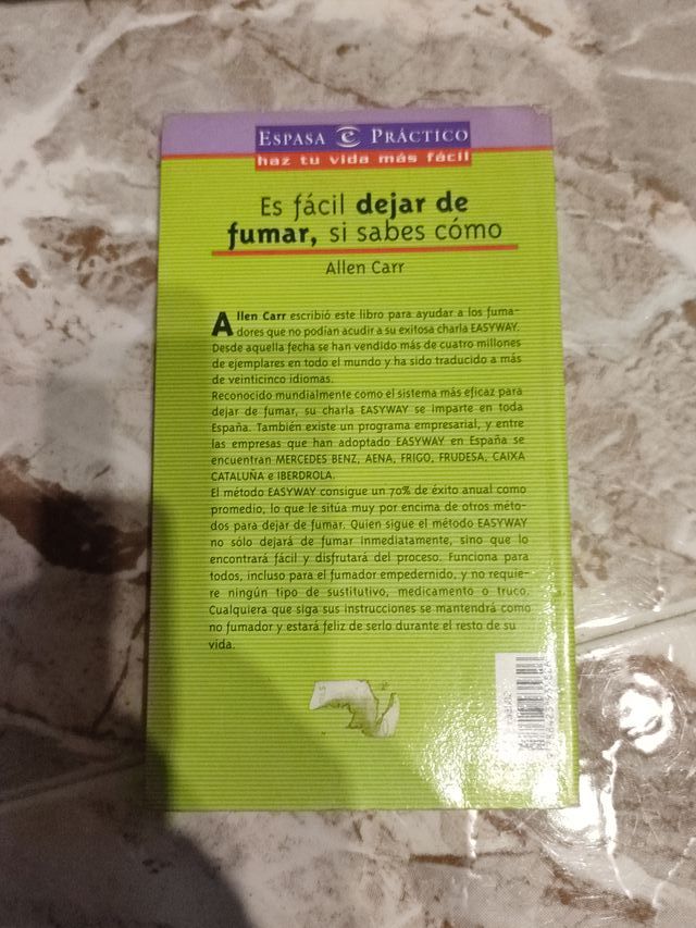 Libro Es fácil dejar de fumar, si sabes cómo