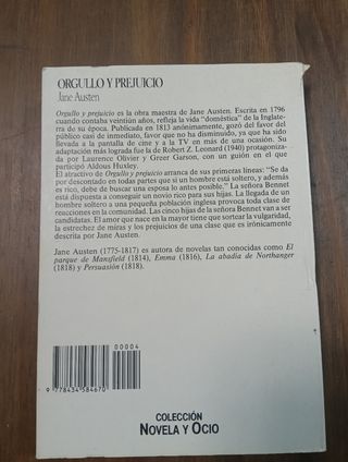 Orgullo y Prejuicio de Jane Austen