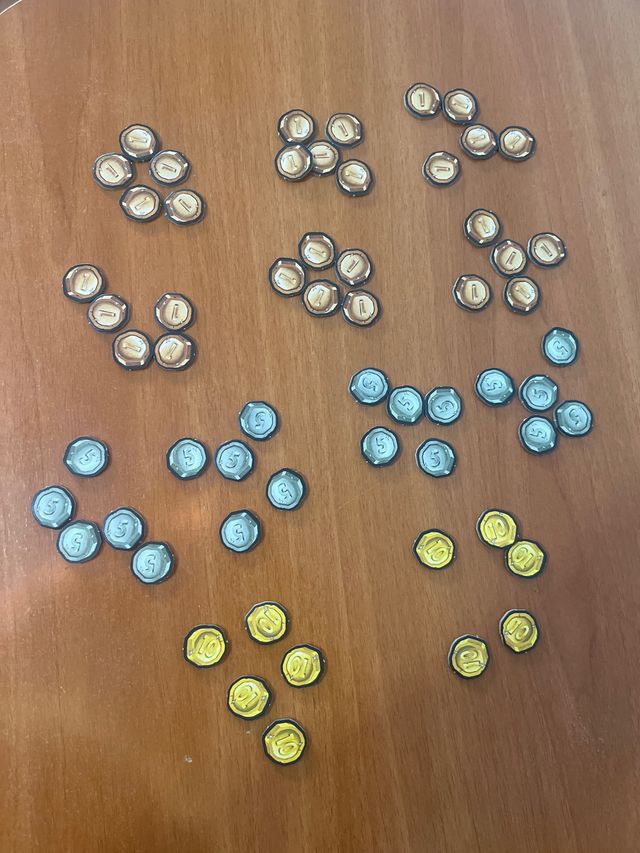 60 Monedas Troquel Cartón