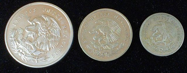 Monedas Plata México 1950