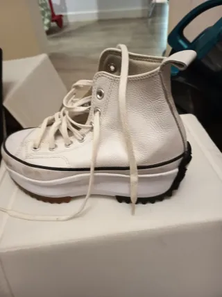 Converse Piel Plataforma Mujer Talla 38