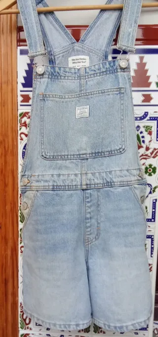 Peto vaquero corto Pull&Bear talla S