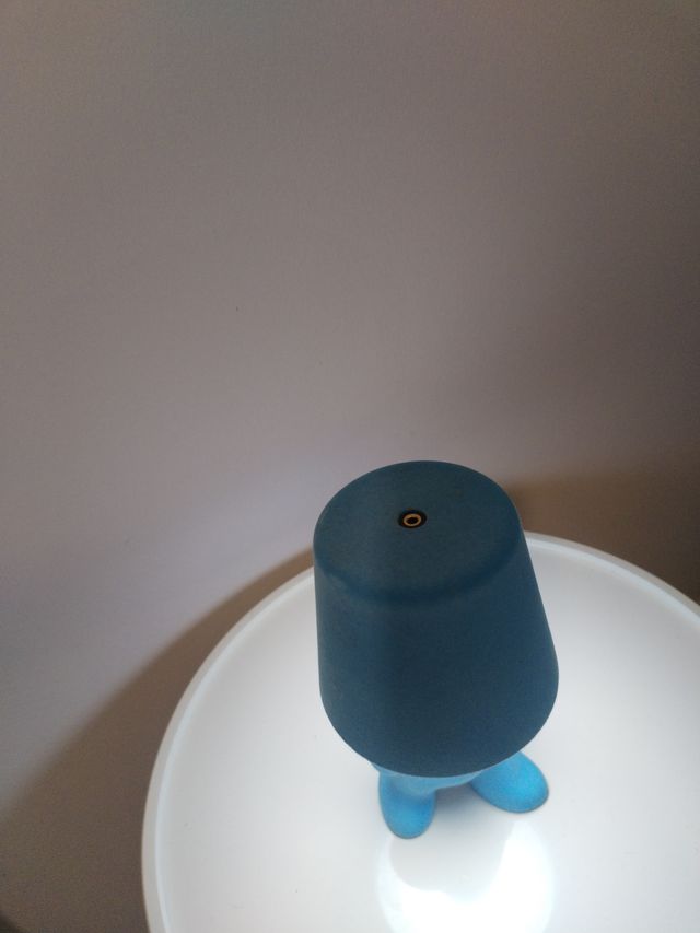 Lampada ricaricabile touch blu