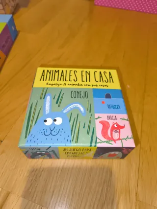 Juego Animales en Casa - Emparejar y Memorizar