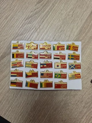 Pins Coca-Cola Italia 90 (Lote)
