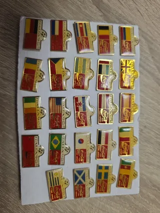 Pins Coca-Cola Italia 90 (Lote)