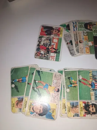 Lote 35 cromos Liga 86-87 ediciones este
