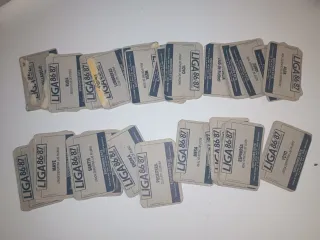 Lote 35 cromos Liga 86-87 ediciones este