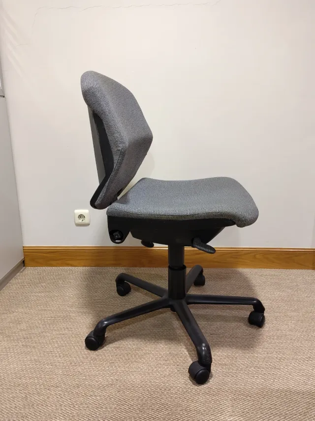 Pareja Sillas giratorias de Oficina Grises