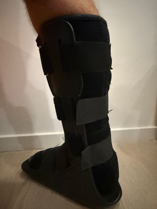 Bota Ortopédica Walker Talla L Negra