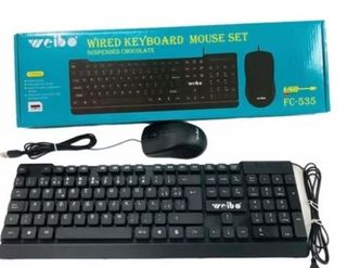 Teclado + ratón (ambos con cable)