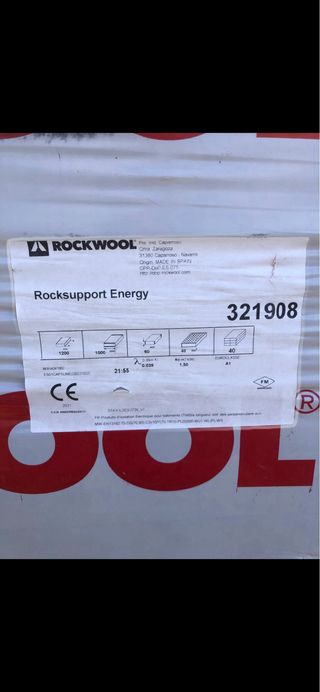 Planchas Aislamiento Rockwool Nuevas