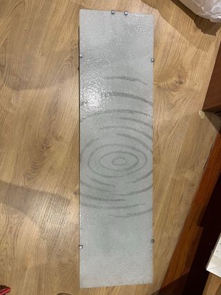 Lámpara de cristal con diseño para pared