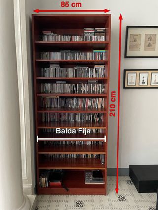 Estantería madera maciza