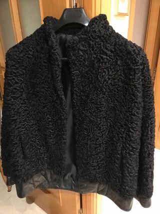 Chaquetón Astracán combinado con piel